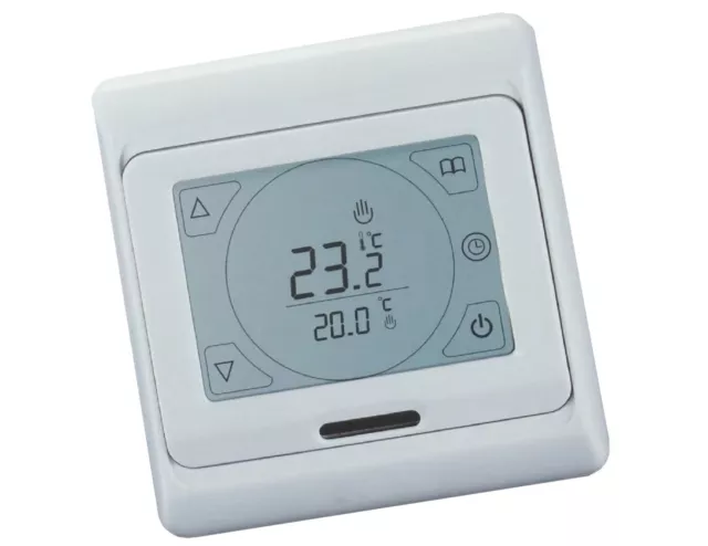 Digital Thermostat Ambiant Ecran Tactile Chauffage par le Sol #b695