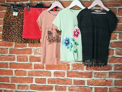 Girls Bundles Aged 6-7 Years John Lewis Next Etc Skirt T-Shirt Set Leopard 122Cm