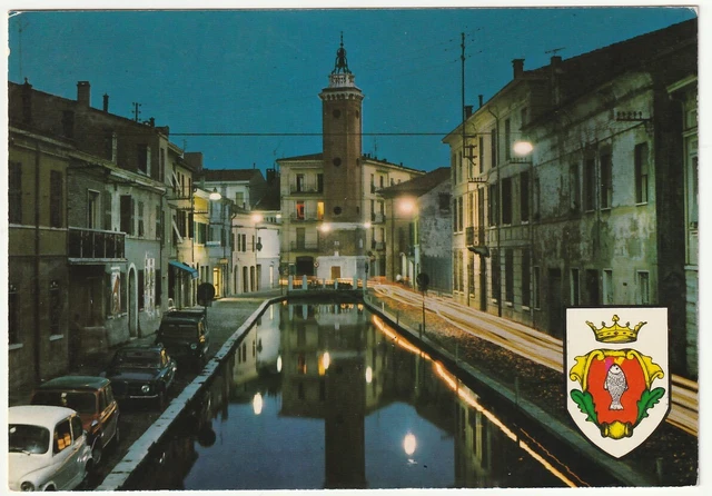 Comacchio - Ferrara - Via Cavour - Notturno - Viagg. -2187-