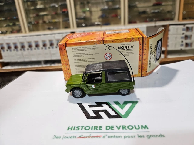 NOREV ANCIEN 1/43 CITROEN Dyane 6 Mehari N°137 jaune avec boite d