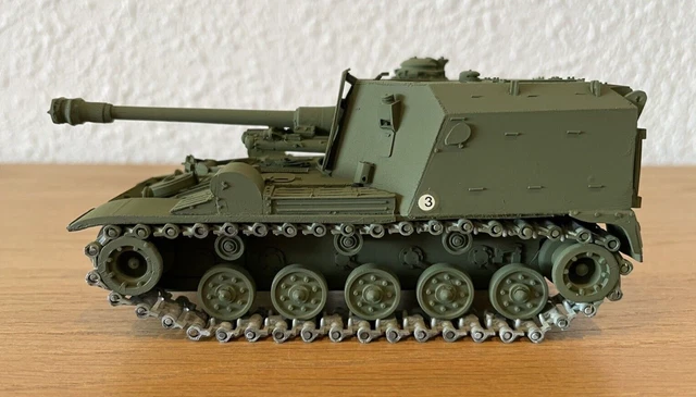 Miniature SOLIDO Gaso-line – Char Allemand WESPE – 1/50 – Résine Et Métal – Occasion