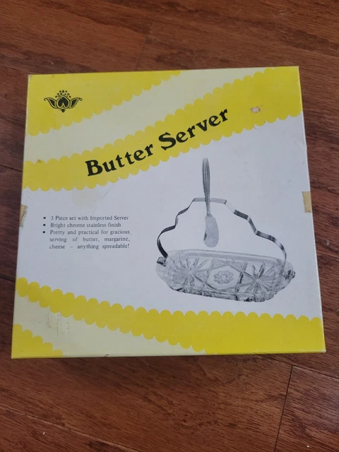 Vintage Butter Server New, open box No. 705C