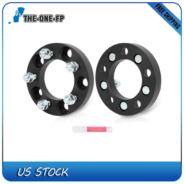 2 X 1" 5x4.75 to 5x4.5 Wheel Adapters M12x1.5 For Chevrolet Corvette 1984-2019