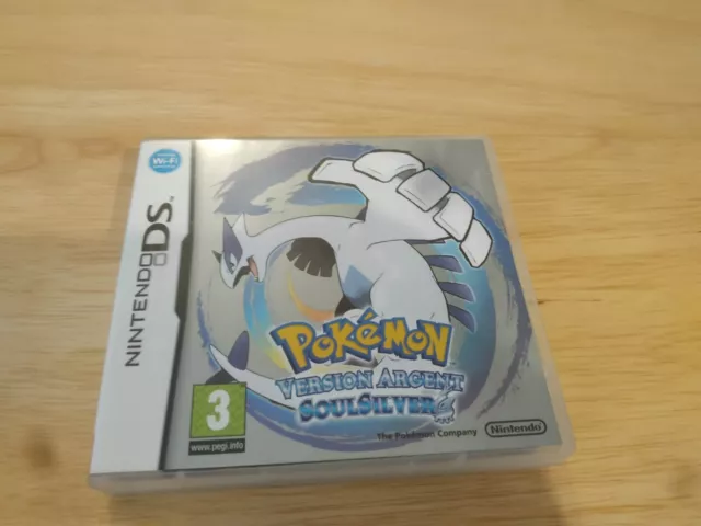 Pokemon Argent SoulSilver, Nintendo DS Version FR Complet Notice/Code Vip Gratté