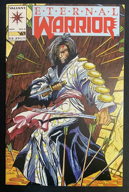 Eternal Warrior 4 NM+ (1992) Valiant 1st app Bloodshot & Immortal Enemy BEAUTY!
