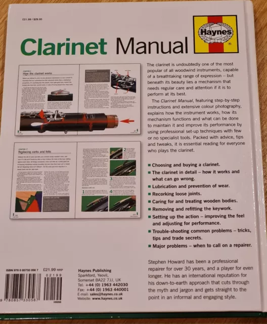 Clarinet Manual: How to buy, set up and maintain a Boehm system clarinet by... 3