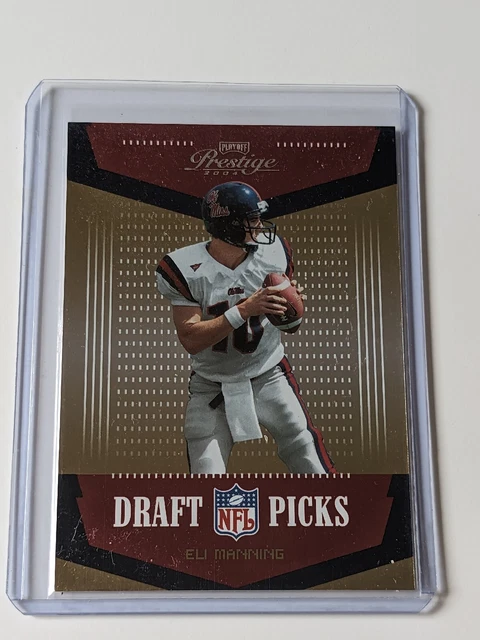 Playoff Prestige 2004 Eli Manning Ole Miss Giants Rookie RC Draft Picks NFL