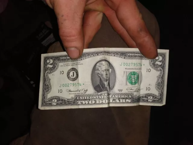 2 dollar bill star note