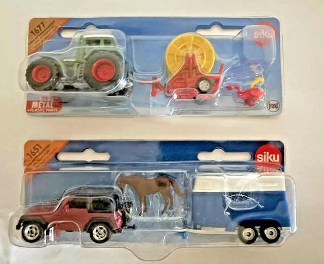 Tracteur Siku Hanomag Vert Avec Remorque V225 – Miniature Occasion