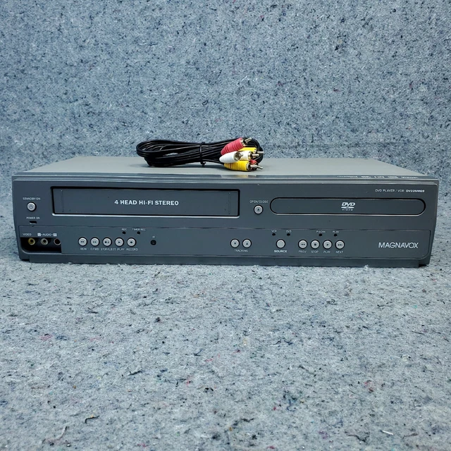 MAGNAVOX DV225MG9 DVD VCR Combo VHS Tape Player Recorder 4 Head HiFi