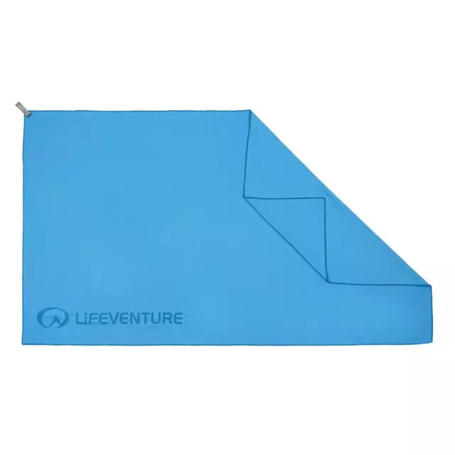 Lifeventure Soft Fibre Travel Towels Giant With Polygiene Antibacterial Antifung