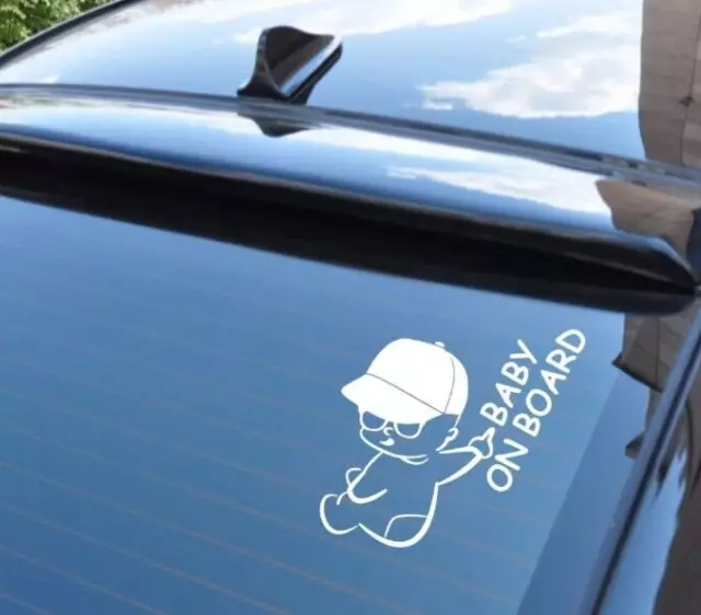 Baby On Board Sticker Funny Car Child Children Window Bumper Sticker Decal Vinyl