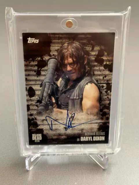 Walking Dead Season 6 Norman Reedus Daryl Dixon Autograph Auto Card 07/50 RARE