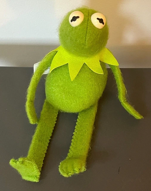 Rare Vntg 1979 Fisher Price Kermit The Frog Beanbag Toy 864 Muppets Jim Henson
