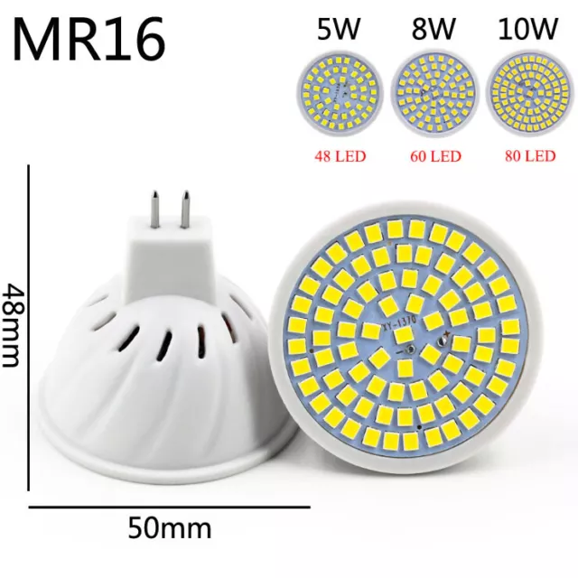 MR16 GU10 E27 E14 5W 8W 10W Ultra Bright 2835 SMD LED COB Spot Light Bulbs CREE 2