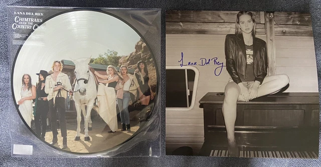 Lana Del Rey "Chemtrails Over The Country Club" Spotify Picture Disc Signed Card