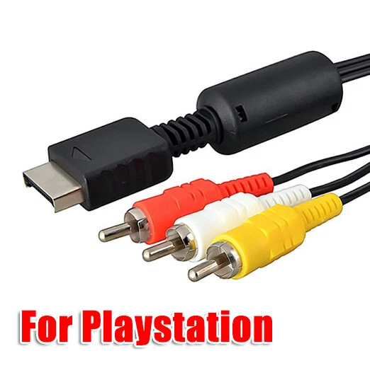 TV AV RCA Audio & Video Cable for SONY Playstation 1 2 3 PS1 PS2 PS3 Lead Cord