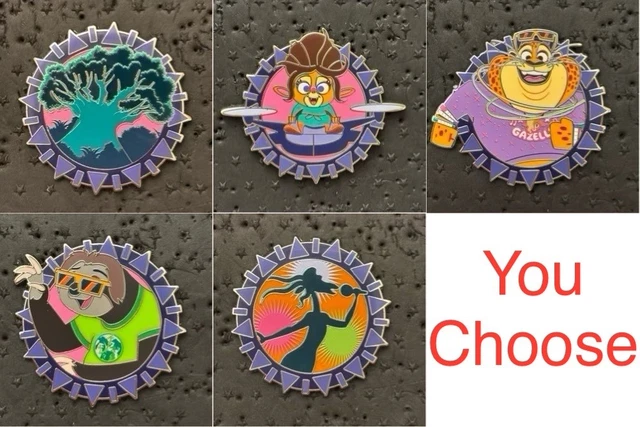 Destination Zootopia Pin 2025 DISNEY PARKS Zootopia Better Together Mystery Pin Flash Gazelle ...