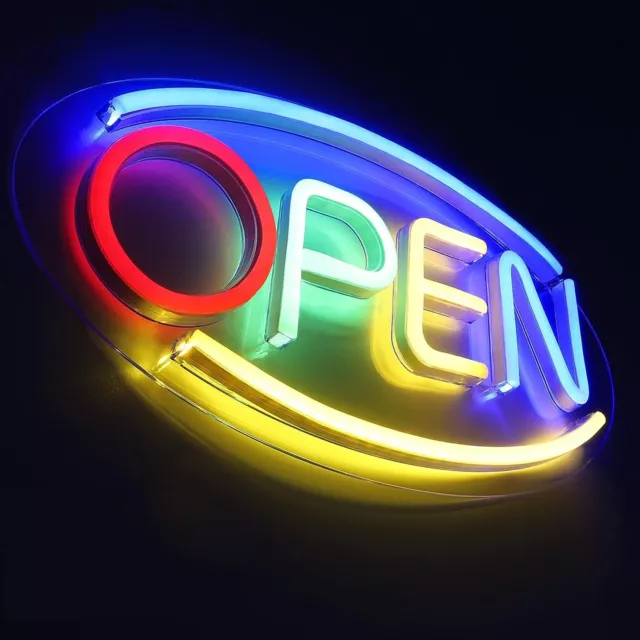 Ultra Bright LED Neon Open Sign  Neon Signs Business & Store Signs Wall Lamp