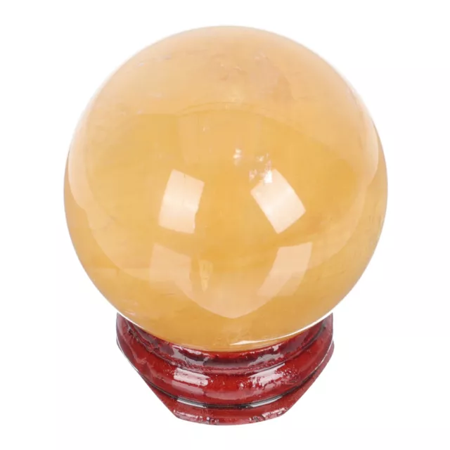 Citrine Ball Crystal Decors Table Topper Home Accents Ornaments