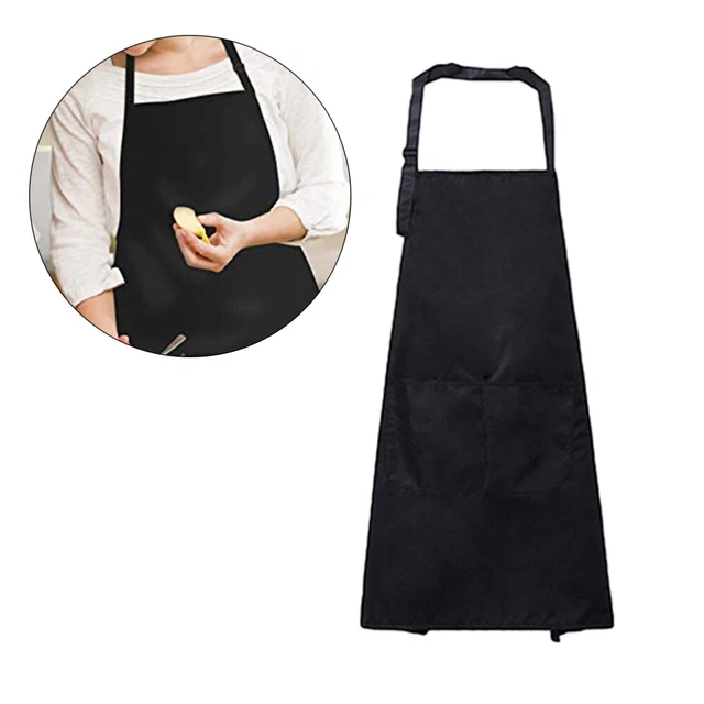 Delantal Resistente Con 2 Bolsos Baberos Moda Coreana