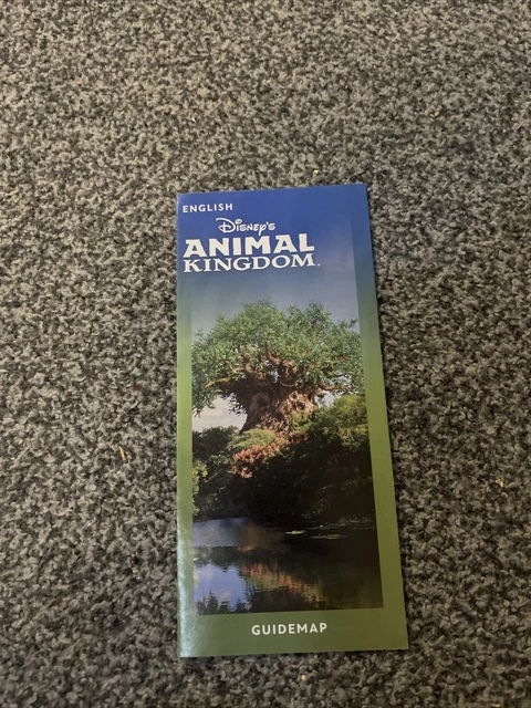 DISNEY’S ANIMAL KINGDOM Guide Map - Florida 2023 EUR 11,42 - PicClick IT