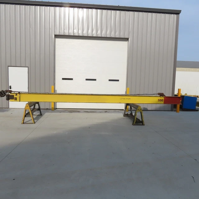 4000Lb (2Ton) Cap. Wall-Mount Overbraced Tie-Rod Jib Crane 266" Swing