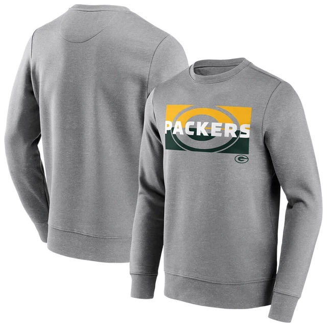Green Bay Packers Sweatshirt (Size 3XL) Men's NFL Square Off Top - New