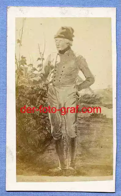 Foto, Dt. Dän. Krieg 1864, Tracht Bauer, 1864 !!