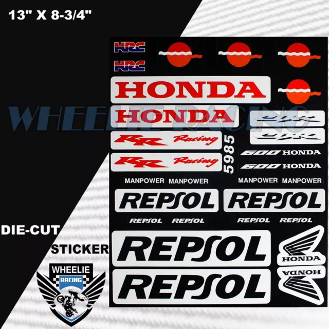 Motocross Motorcycle Dirt Bike Atv Helmet Sponsor Logo Race Sticker Decal #85Trf