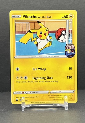 pikachu futsal card