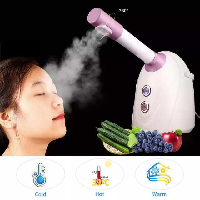 Portable Skin Steamer Face Facial Spa Sprayer Ozone Sauna Unblock Care Pores 3