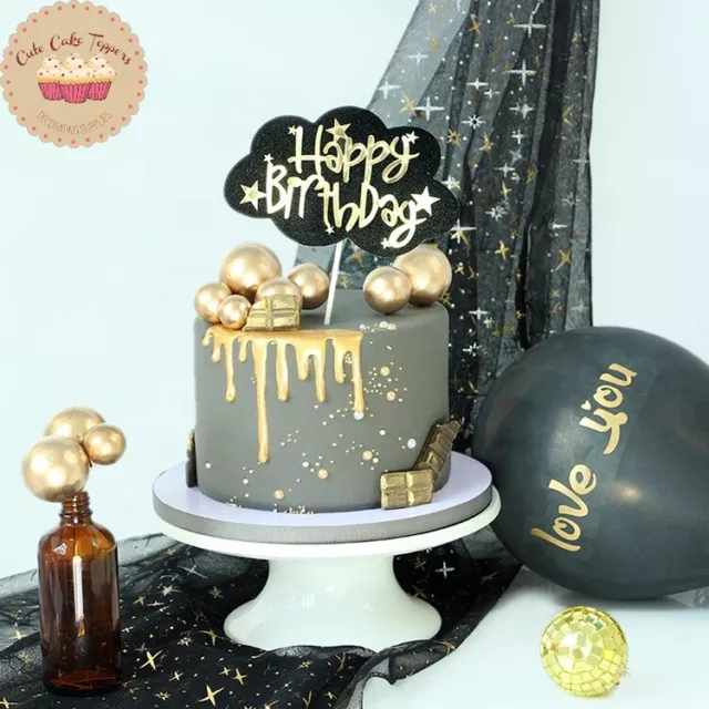 Cake Topper dessus de gâteau Happy Birthday or