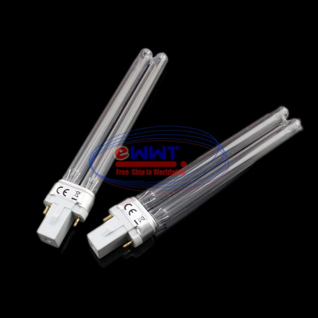 SPEDIZIONE GRATUITA 2x per acquario Sunsun JUP-01 JUP-23 * LAMPADINA UV 13W 2 pin ZGQU451