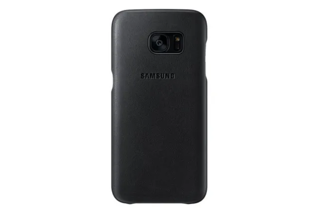 Original Samsung - Coque Cuir Noir Ef-Vg935 Pour Le Samsung Galaxy S7 Edge