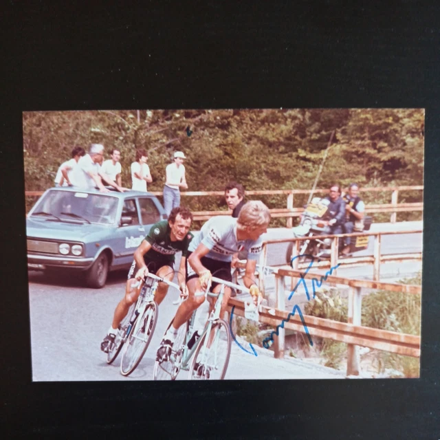 FOTO GIRO D'ITALIA 1981 Tommy prim autografa bortolotto ciclismo EUR 15