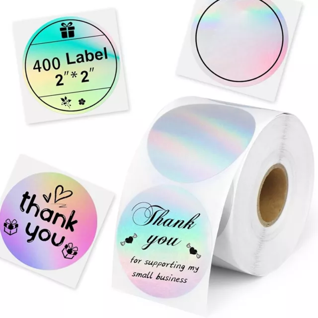 2Inch Thermal Labels, 400 Pcs Round Self-Adhesive Direct Thermal Printer6846