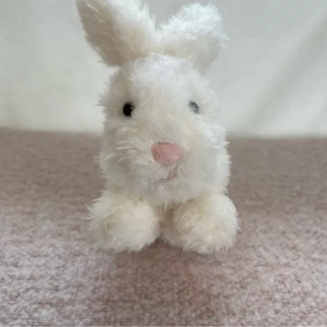 Jellycat Cream Hoppity Bunny 7" Plush Retired