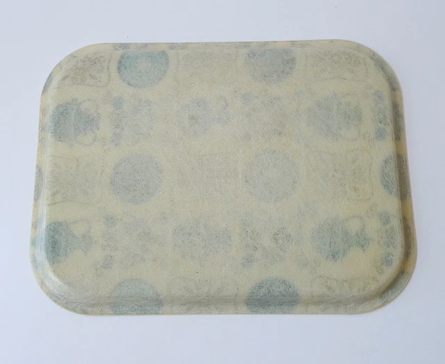 Plateau Vintage Années 70 - Fibre De Verre Mullerhof S.a - Multicolore