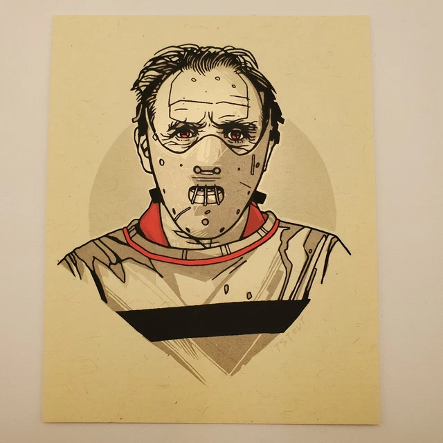 Dr Hannibal Lecter Silence Of The Lambs Pink Art Print Poster Movie Tyler Stout Dr Hannibal Lecter Silence Of The Lambs Pink Art Print Poster Movie Tyler Stout