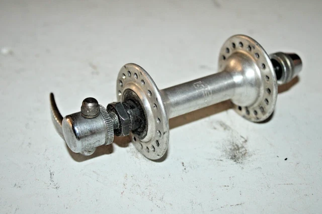 Moyeu Avant Vélo Vintage Normandie - 36H - 96mm - Haut Bride - France - Occasion
