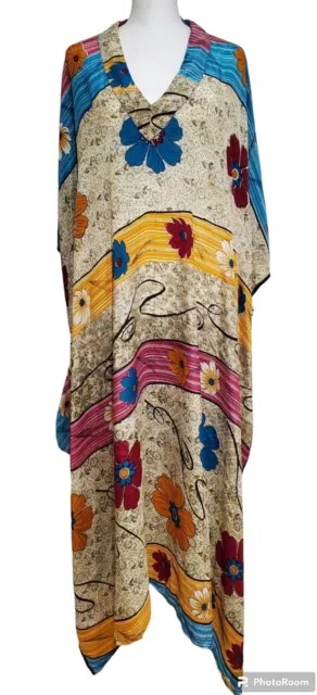 Kantha Bae Everyday Ragsulla Silk Muu Kaftan One Size