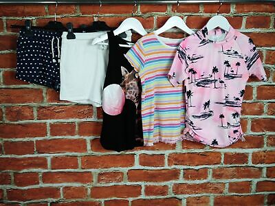 Girls Bundle Aged 8-9 Years Next Zara Sunsafe Top T-Shirt Shorts Summer 134Cm