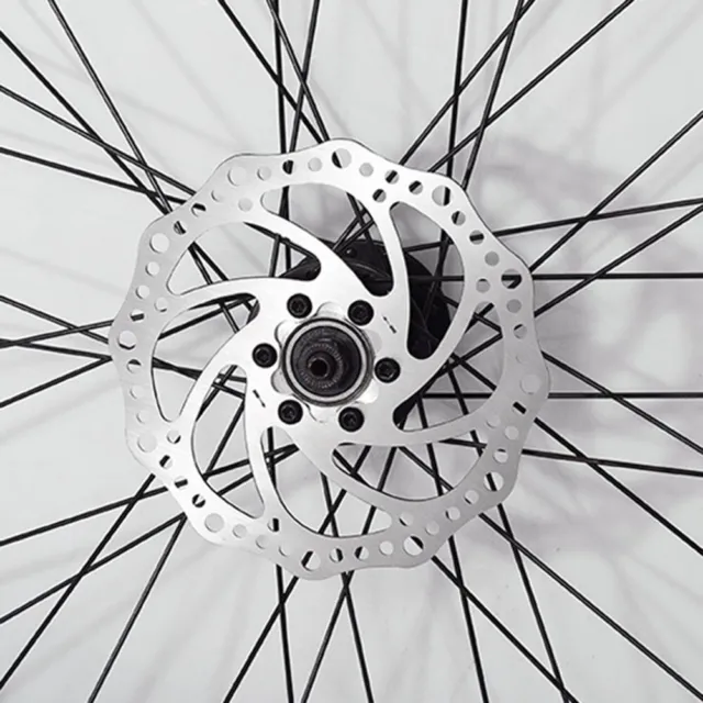 Set rotore freno a disco bicicletta resistente 160 mm diametro adattatore flangi