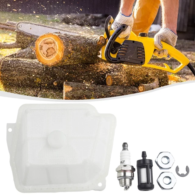 Kit Filtre à Air Et à Essence + Bougie Pour Stihl FS160 FS180 FS220 FS280 – Remplace 41191410300 41191201600