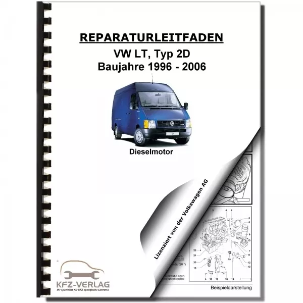 VW LT Typ 2D 1996-2006 5-Zyl. 2,5l Dieselmotor TDI 75-109 PS Werkstatthandbuch