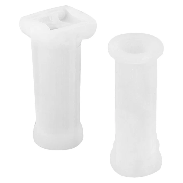 2 piezas Velas de aromaterapia Moldes Hágalo usted mismo Moldes para hacer jabón Moldes artesanales Hágalo usted mismo