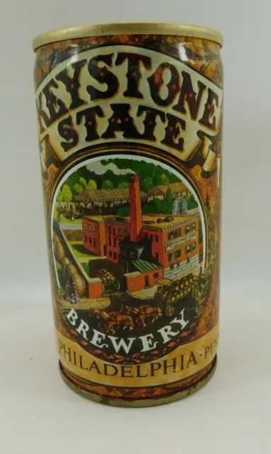 Keystone State Brewery Philadelphia PA Man Cave Premium Pull Tab Beer Can