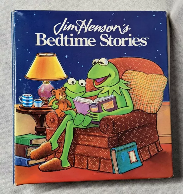 Jim Hensons Bedtime Stories FULL Binder 1989 VINTAGE Fraggle Rock, Muppet Babies