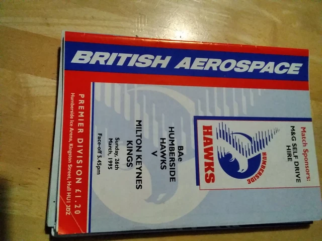 1994/95 Humberside Hawks V Milton Keynes Kings Ice Hockey 26/3